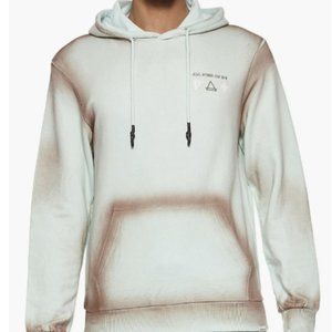 elevenparis Mens Spray Paint Hoodie Icy Morn Spray S